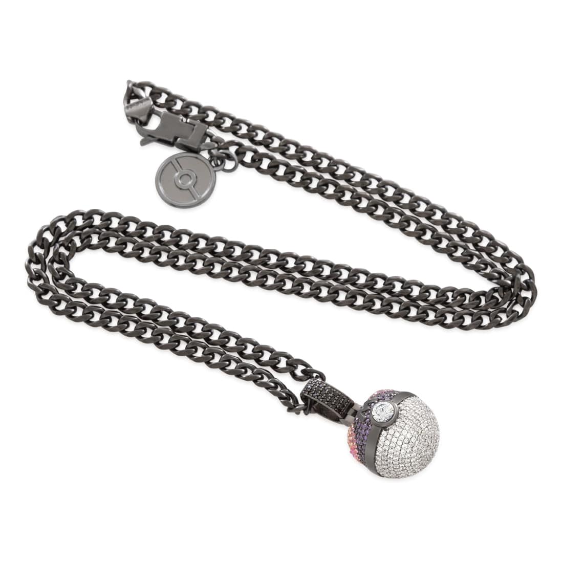 King Ice | Pokémon - Master Ball Necklace in Black Gold / 1.1" by King Ice