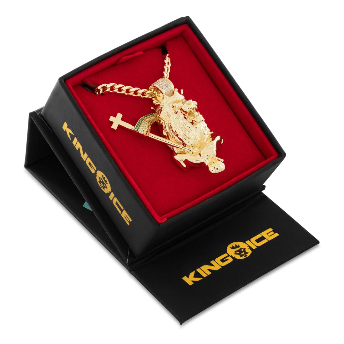 Lion of Judah Necklace in by King Ice