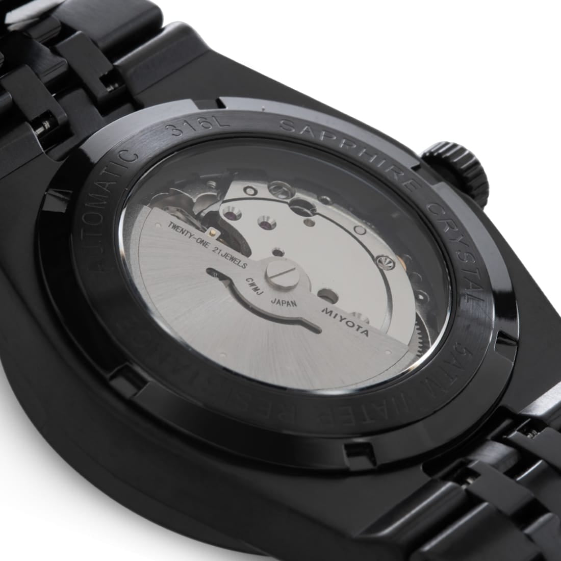 Melrose Watch: Black Case / Black Dial in by King Ice