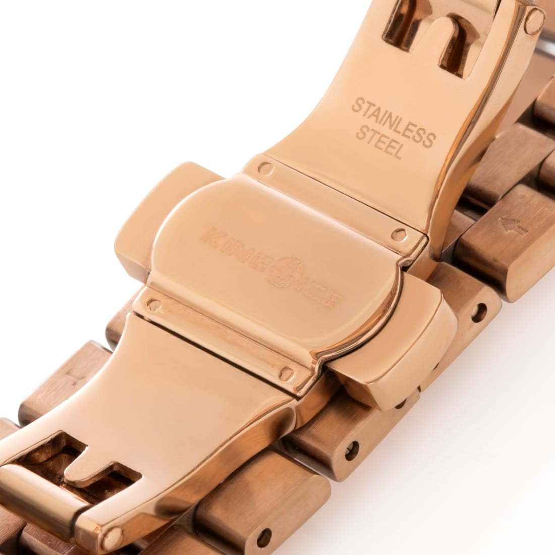 Melrose Watch: Rose Case / Chocolate Dial in by King Ice