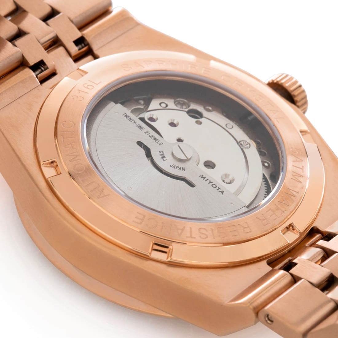 Melrose Watch: Rose Case / Chocolate Dial in by King Ice