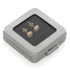 Moissanite Halo Brilliant-Cut Stud Earrings  in  by King Ice