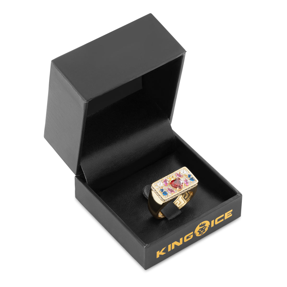 Multi-Color Crown Julz Ring in by King Ice