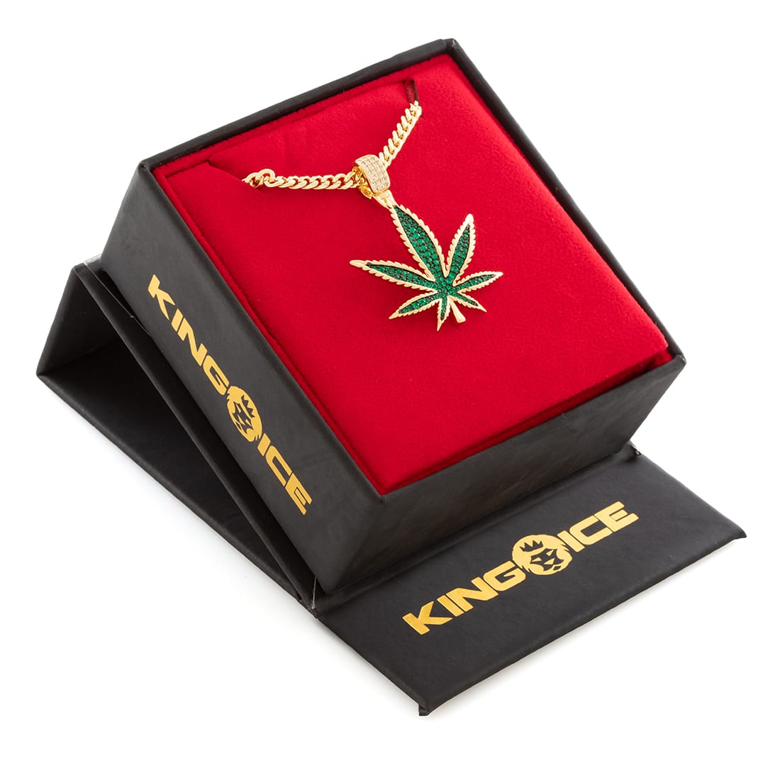 NEW CANNABIS NECKLACE in by King Ice