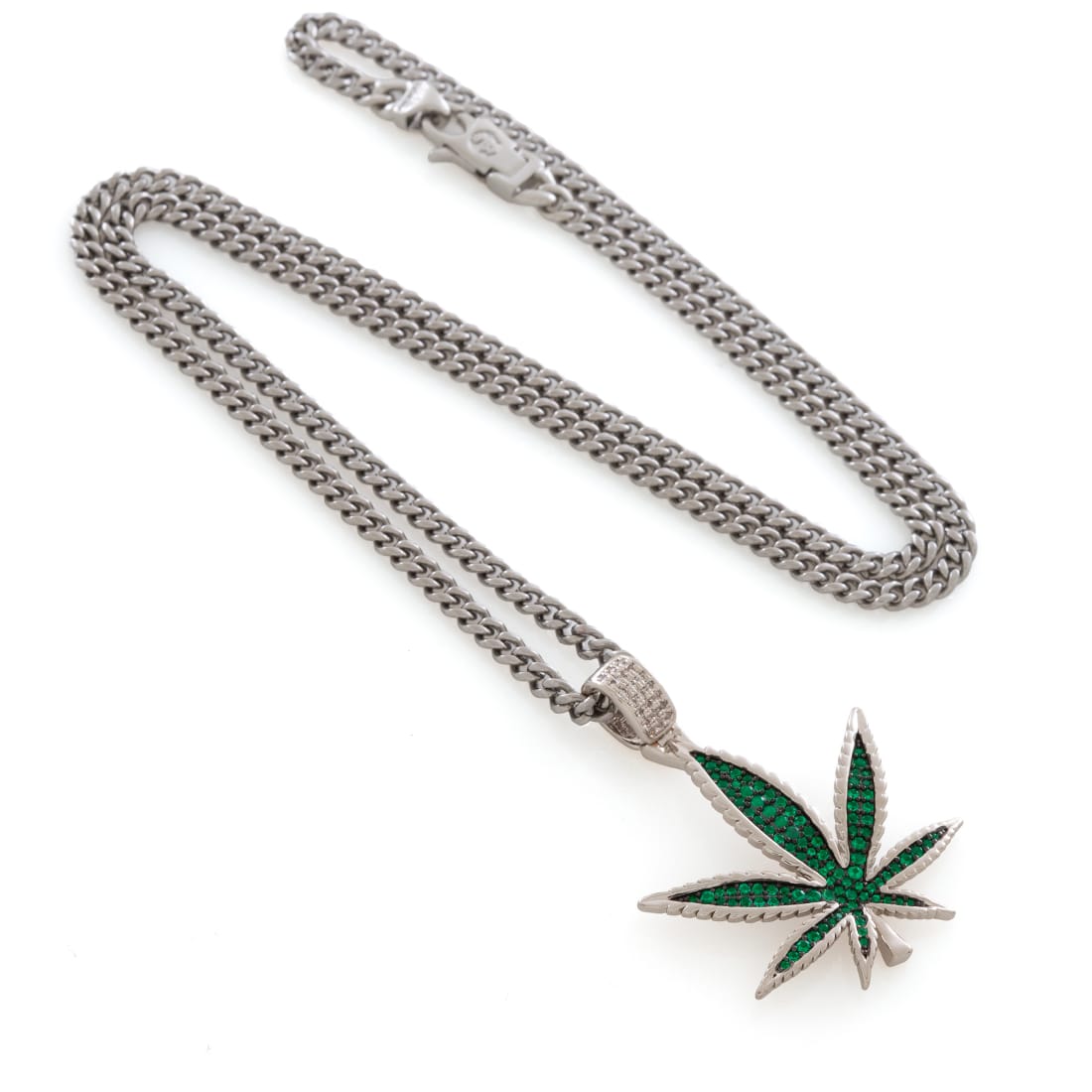 NEW CANNABIS NECKLACE in by King Ice