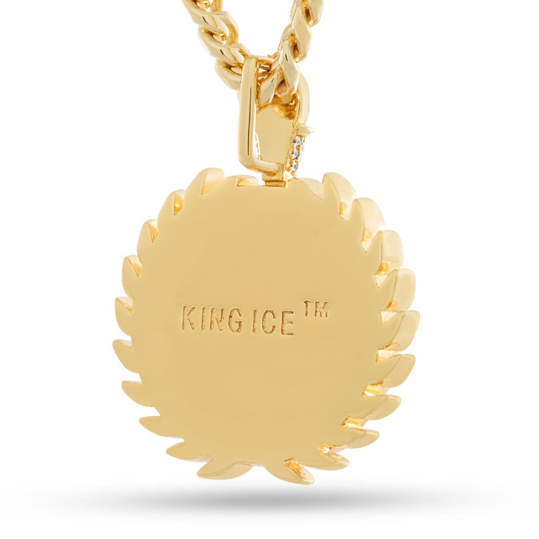 Paris '24 Commemorative Gold Medal Necklace in 14K Gold / 1.6" by King Ice