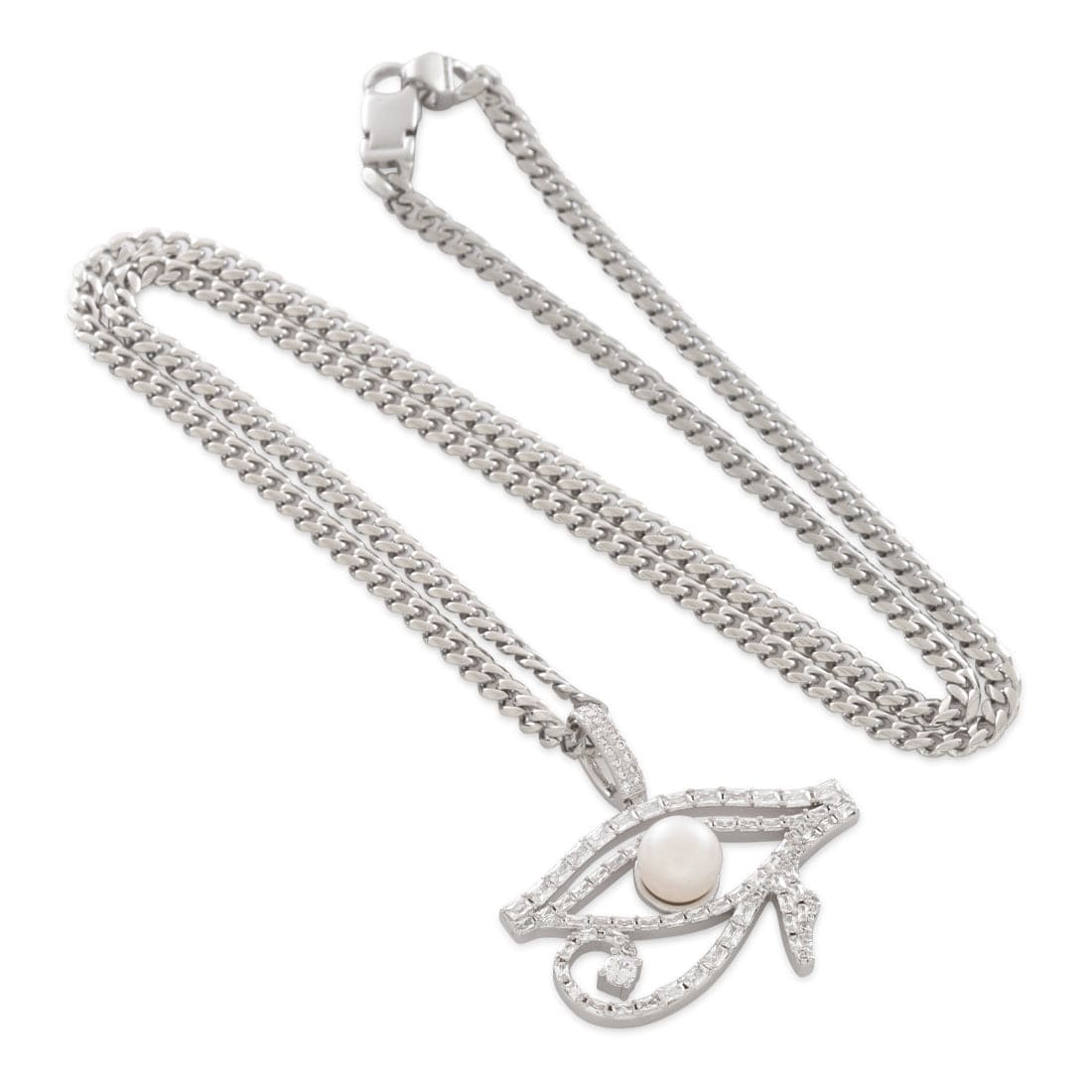 Pearl of Wisdom Eye of Ra Necklace in by King Ice