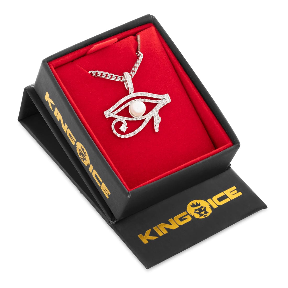 Pearl of Wisdom Eye of Ra Necklace in by King Ice