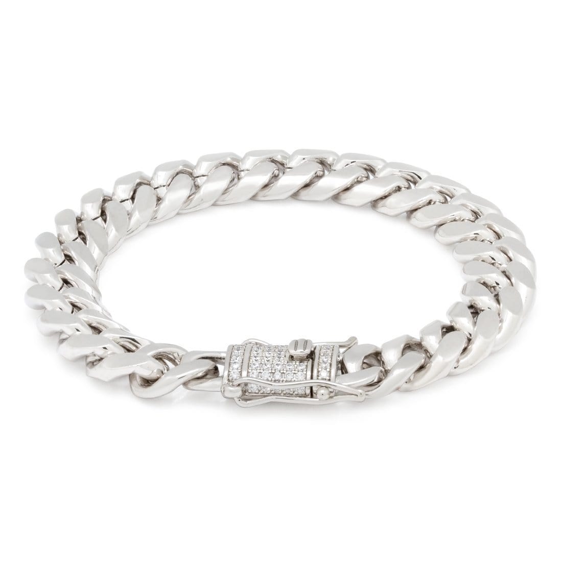 Solid Gold 10mm Miami Cuban Link Bracelet in 14K Gold / 8" by King Ice