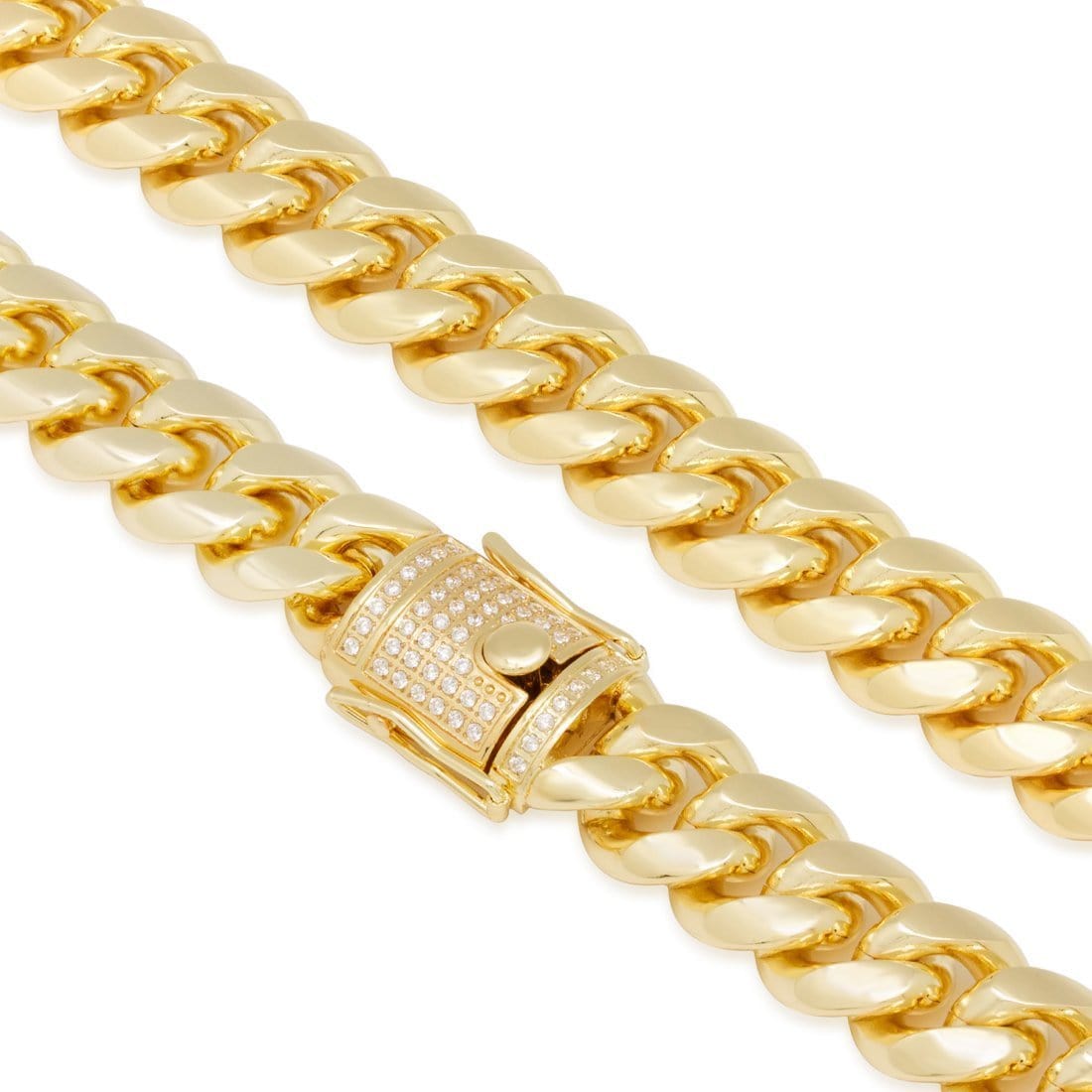 Solid Gold 16mm Miami Cuban Link Chain in by King Ice
