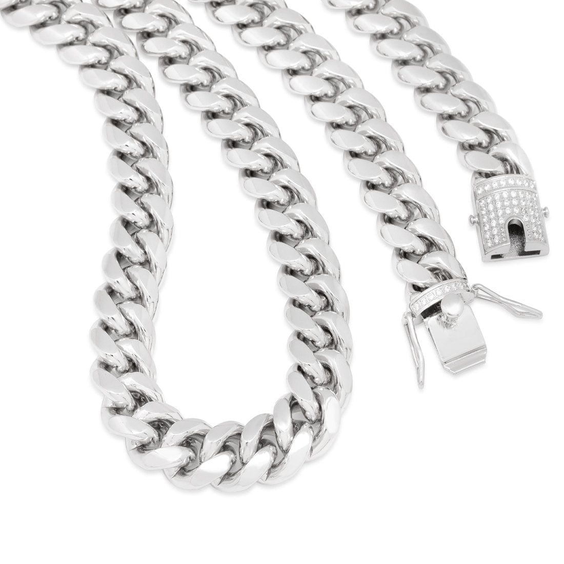 Solid Gold 16mm Miami Cuban Link Chain in by King Ice