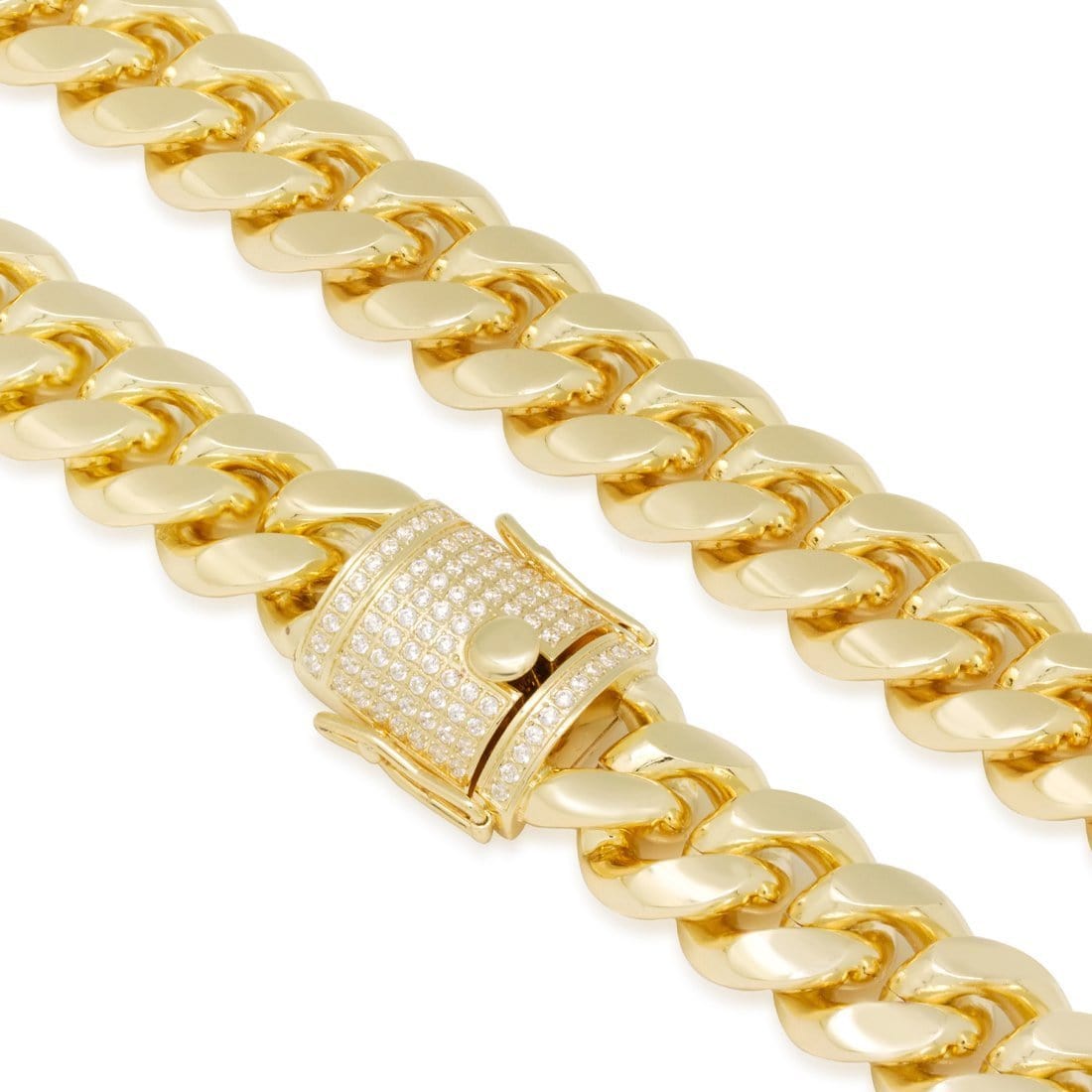 Solid Gold 18mm Miami Cuban Link Chain in by King Ice