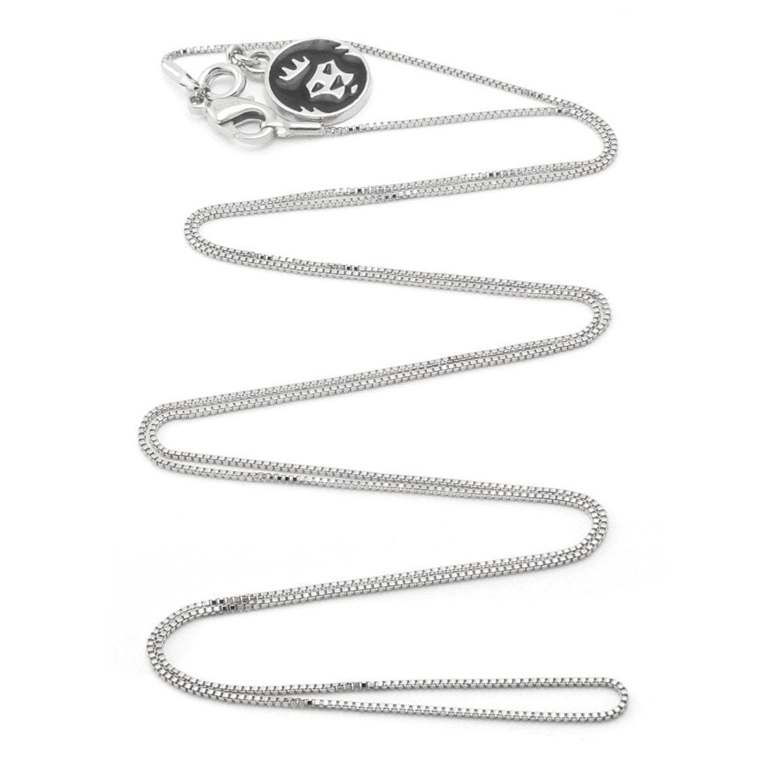 Solid Gold 1mm Box Chain in by King Ice