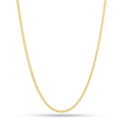 Solid Gold 3mm Miami Cuban Link Chain  in  Mens Chains