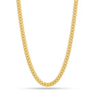 Solid Gold 8mm Miami Cuban Link Chain  in  Solid Gold / 14K Gold / 18" Mens Chains