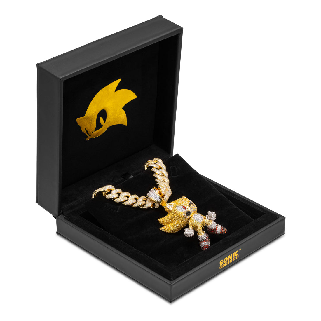 Sonic the Hedgehog x King Ice - LE XL Fast Super Sonic Necklace in 14K Gold / 4.4" by King Ice