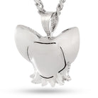 Sonic the Hedgehog x King Ice - Rouge the Bat Necklace  in  14K/White Gold / 1.5" Mens Necklaces