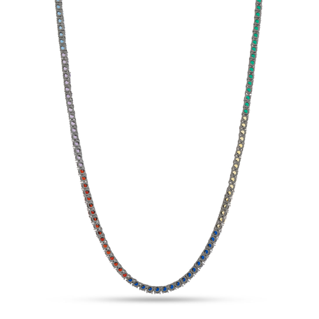 Sonic the Hedgehog x King Ice - 4mm Chaos Emerald Tennis Chain in by King Ice