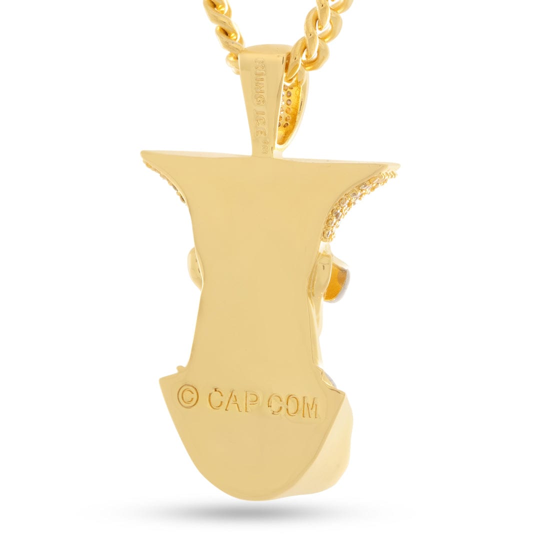 Street Fighter x King Ice - Guile Necklace in 2.1" by King Ice