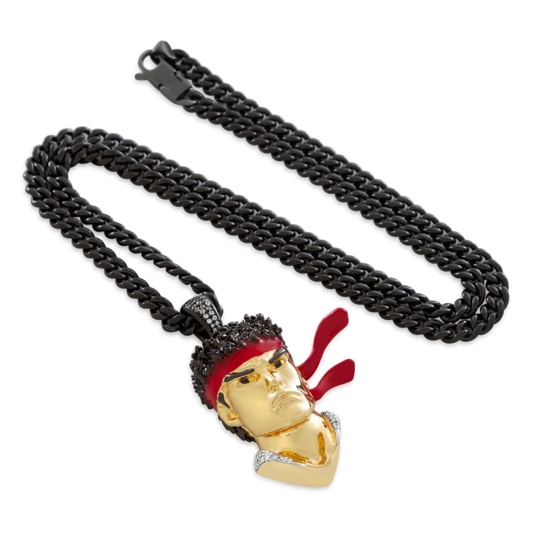 Street Fighter x King Ice - Ryu Necklace in 2.1" by King Ice