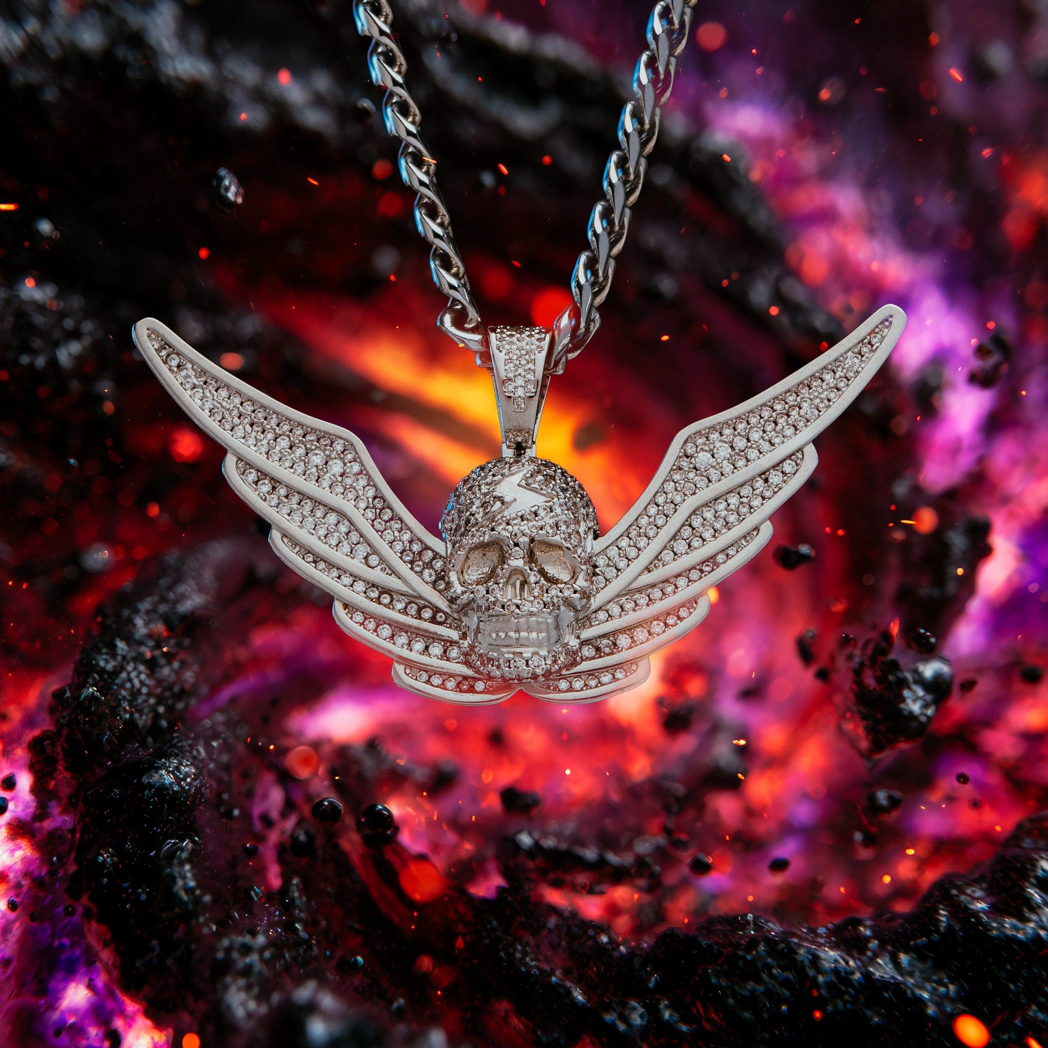 Street Fighter x King Ice - Shadaloo Necklace in 1" by King Ice