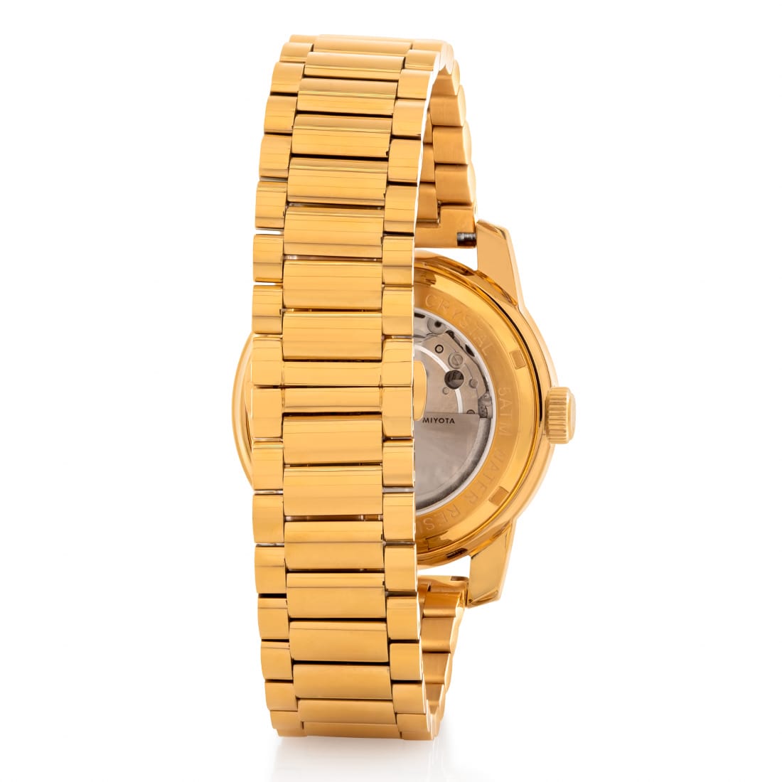 Sunset Automatic Watch: Gold Case / Cobalt Dial in by King Ice
