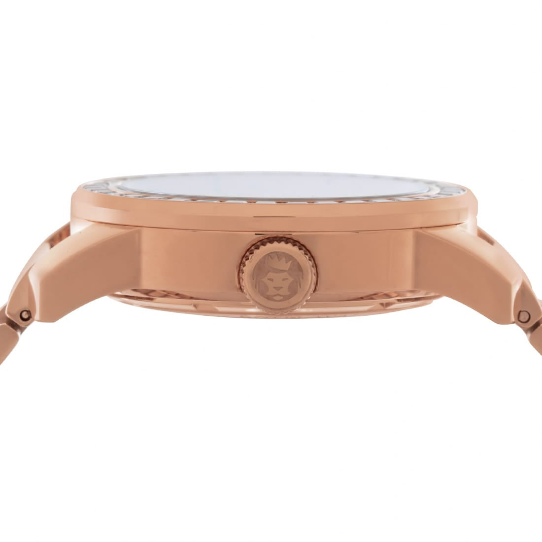 Sunset Automatic Watch: Rose Case / Noir Dial in by King Ice