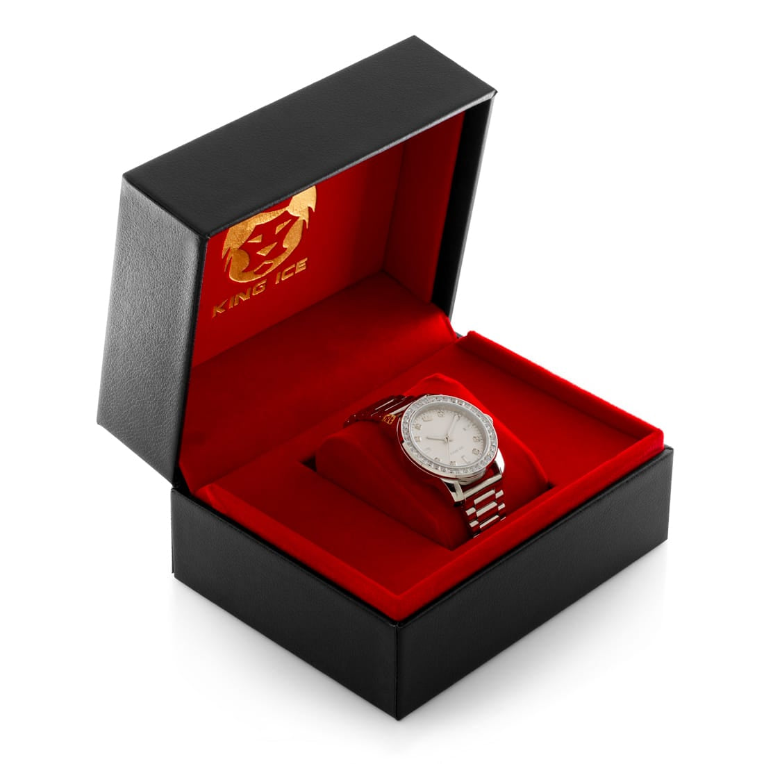 Sunset Automatic Watch: Silver Case / Frost Dial in by King Ice