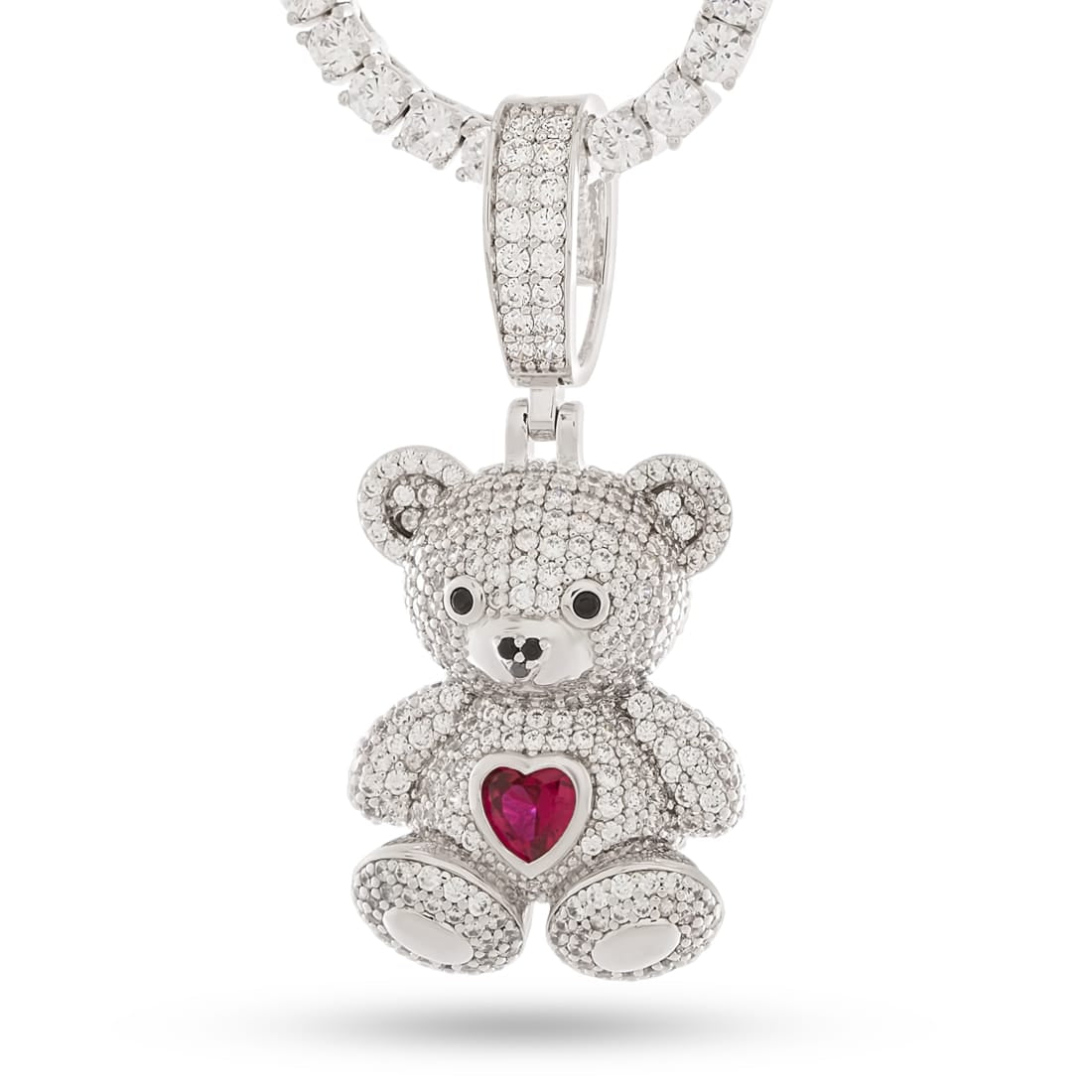 Teddy Bear Necklace in by King Ice