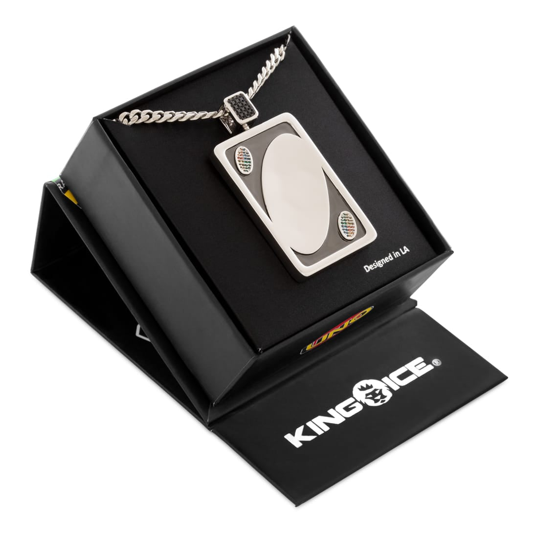 UNO x King Ice - Make Your Own Rules Necklace in 2.5" by King Ice