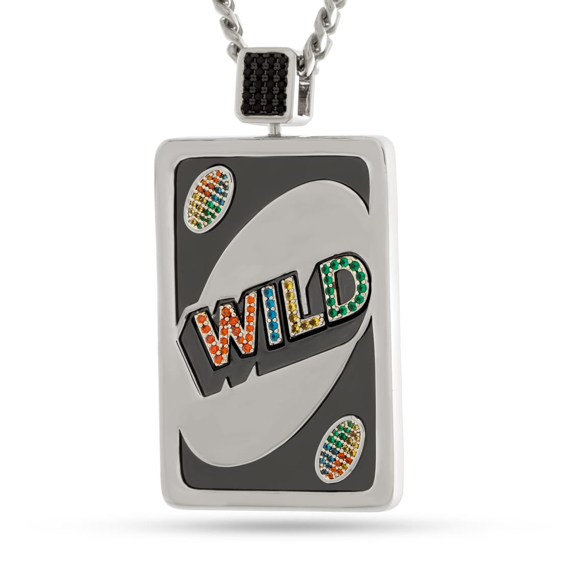 UNO x King Ice - Wild Card Necklace in 2.5" by King Ice
