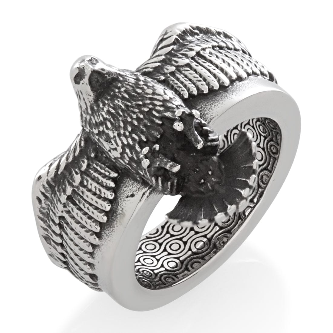 V-Twin Eagle Ring in 7 by King Ice