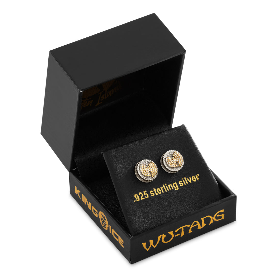 Wu-Tang x King Ice - 10mm Wu-Tang Logo Earrings in by King Ice