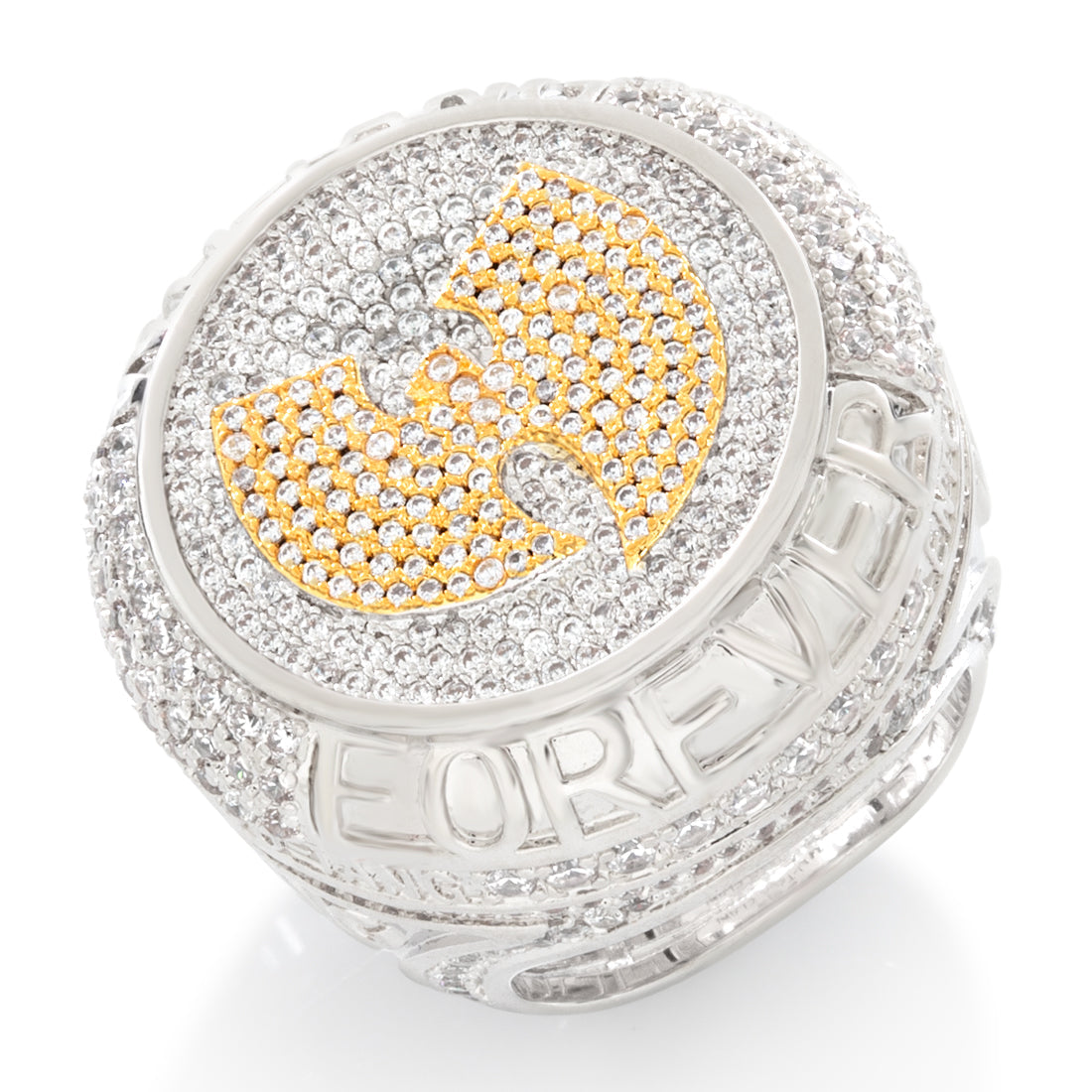 Wu-Tang x King Ice - 30mm Championship Ring in Gold Plated / White Gold / 7 by King Ice
