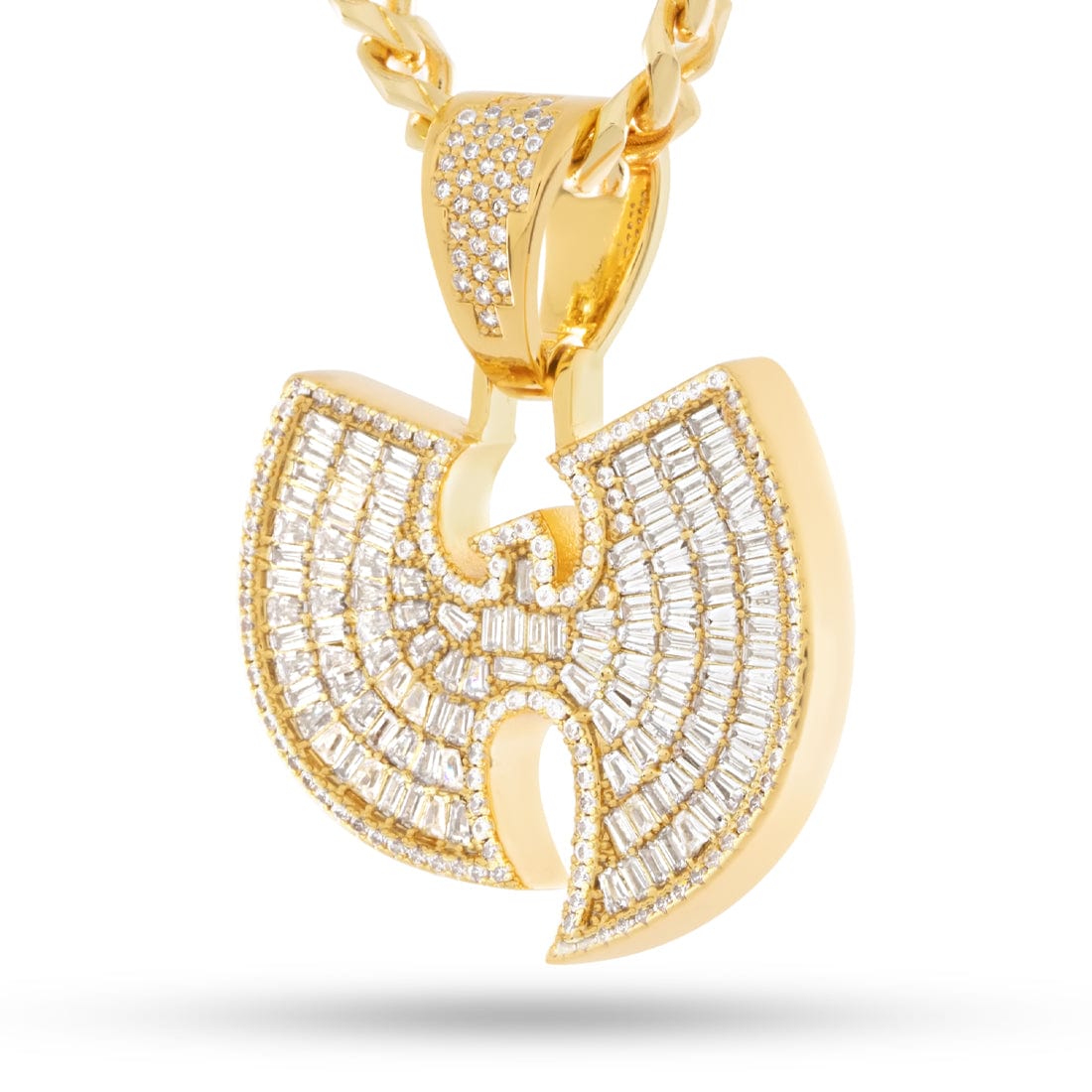 Wu-Tang x King Ice - Logo Necklace in 14K Gold / 1.5" by King Ice