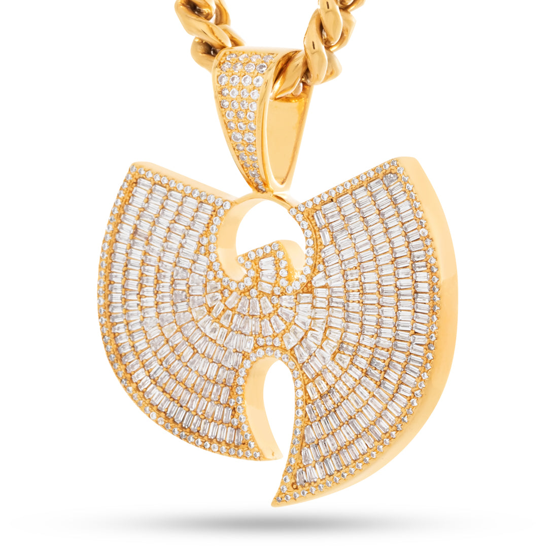 Wu-Tang x King Ice - Logo Necklace in 18K Gold / 2.1" by King Ice