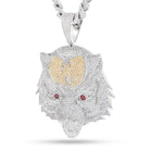 White Gold / 2.7" Wu-Tang x King Ice - Tiger Style Necklace