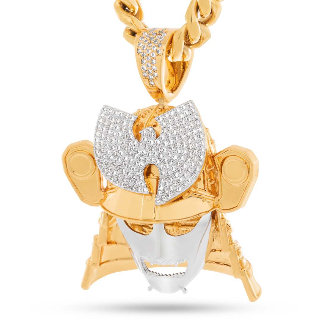 Wu-Tang x King Ice - Wu Samurai Necklace in 18K Gold / 2.6" by King Ice