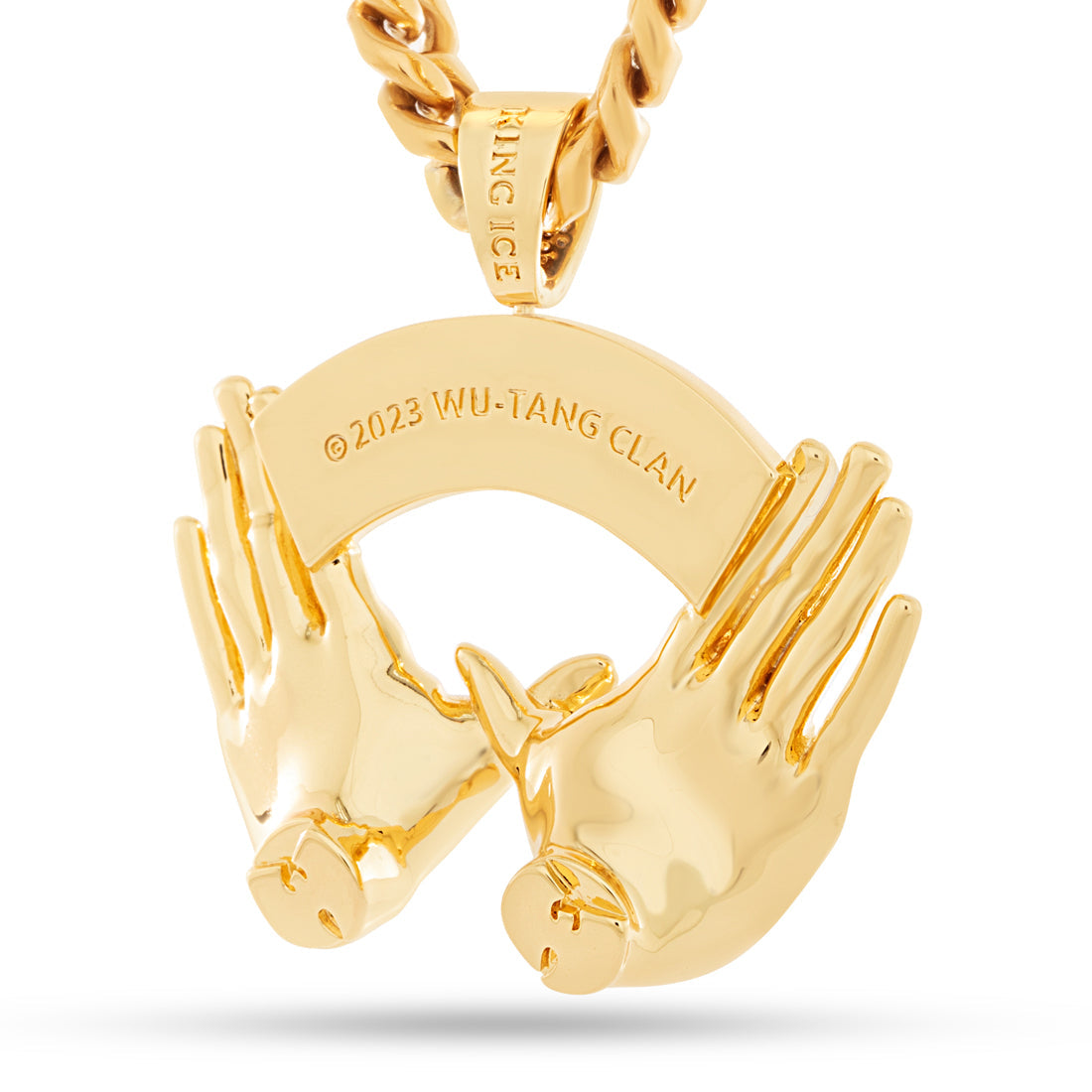 Wu-Tang x King Ice - Wu-Tang Forever Necklace in 18K Gold / 2" by King Ice