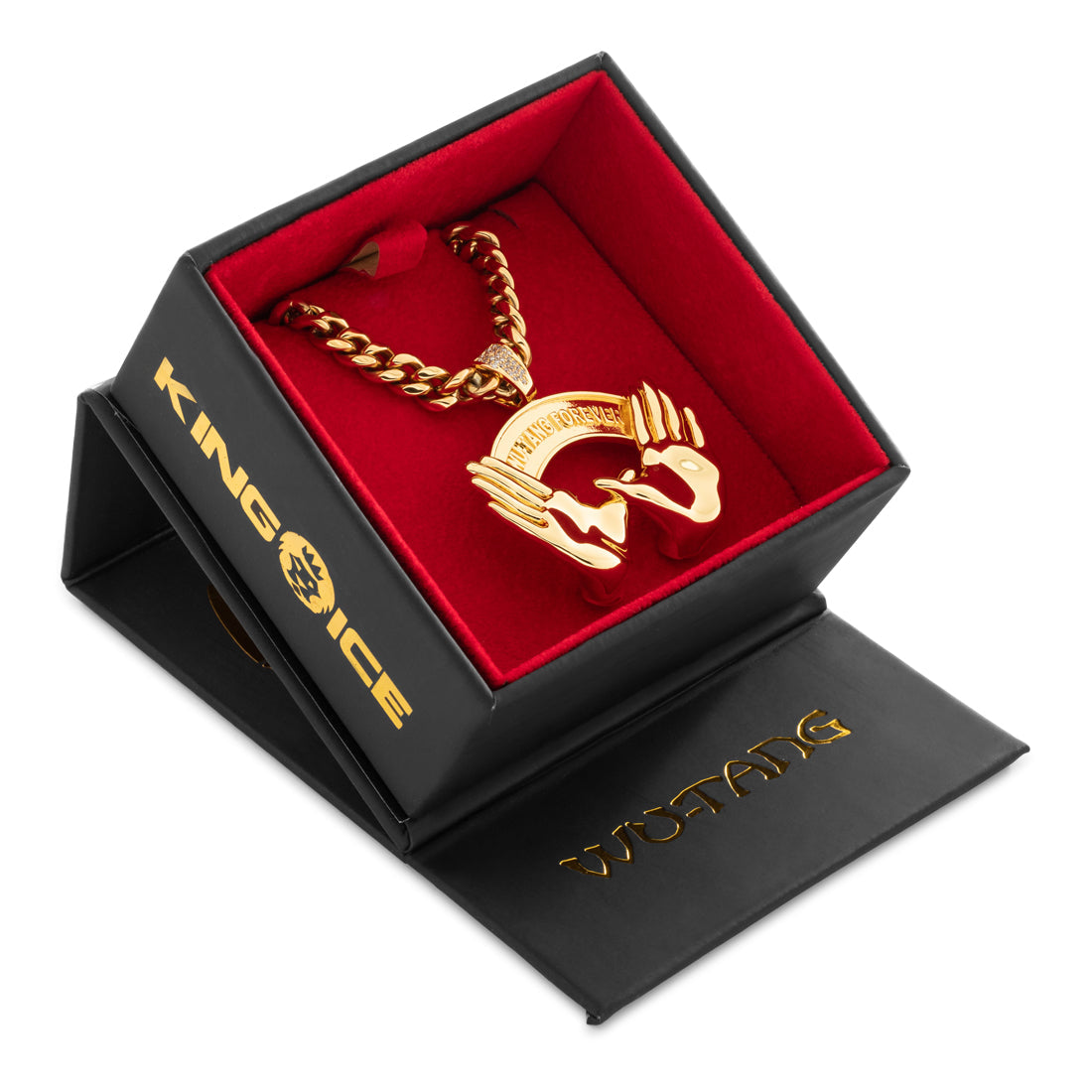 Wu-Tang x King Ice - Wu-Tang Forever Necklace in 18K Gold / 2" by King Ice