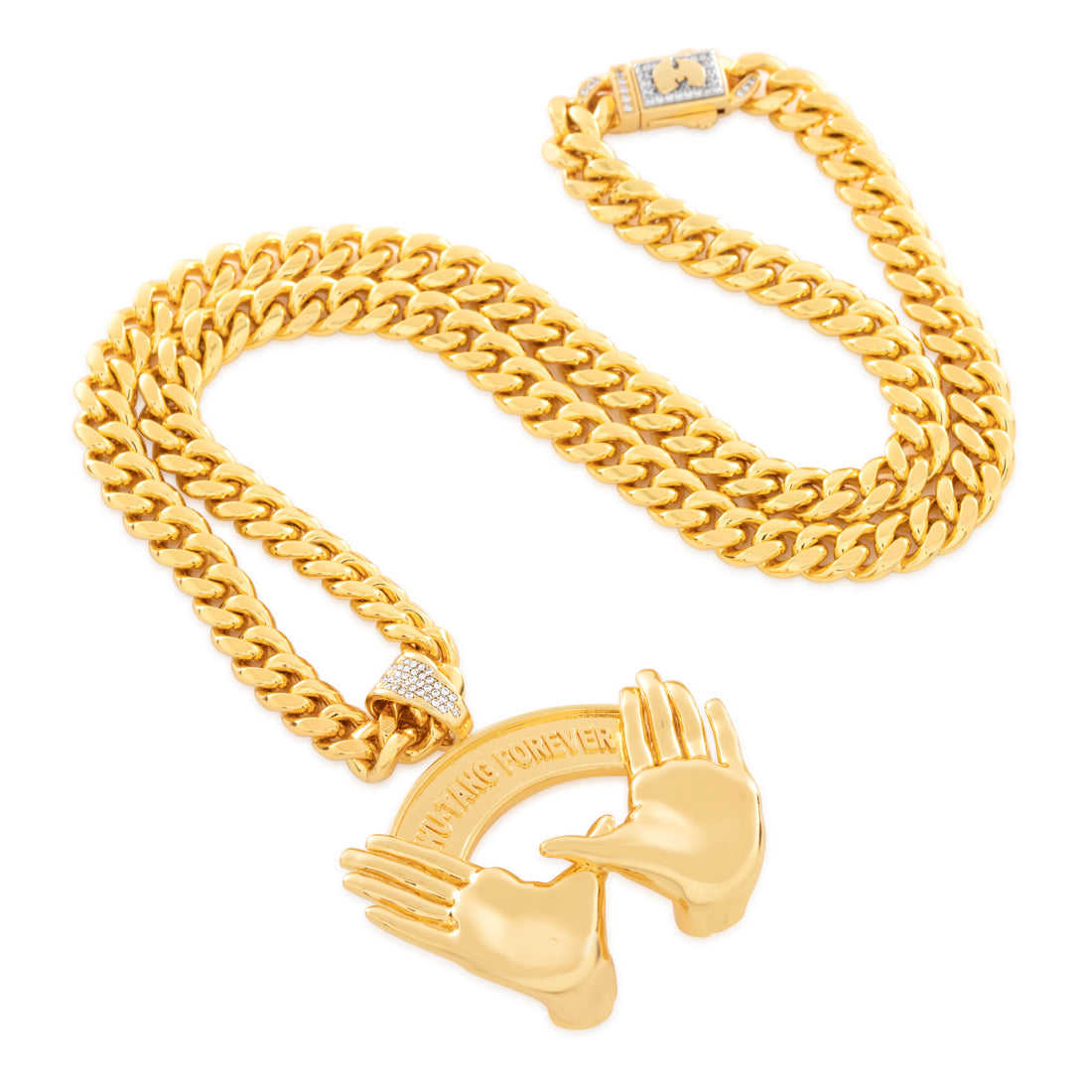 Wu-Tang x King Ice - Wu-Tang Forever Necklace in 18K Gold / 2" by King Ice