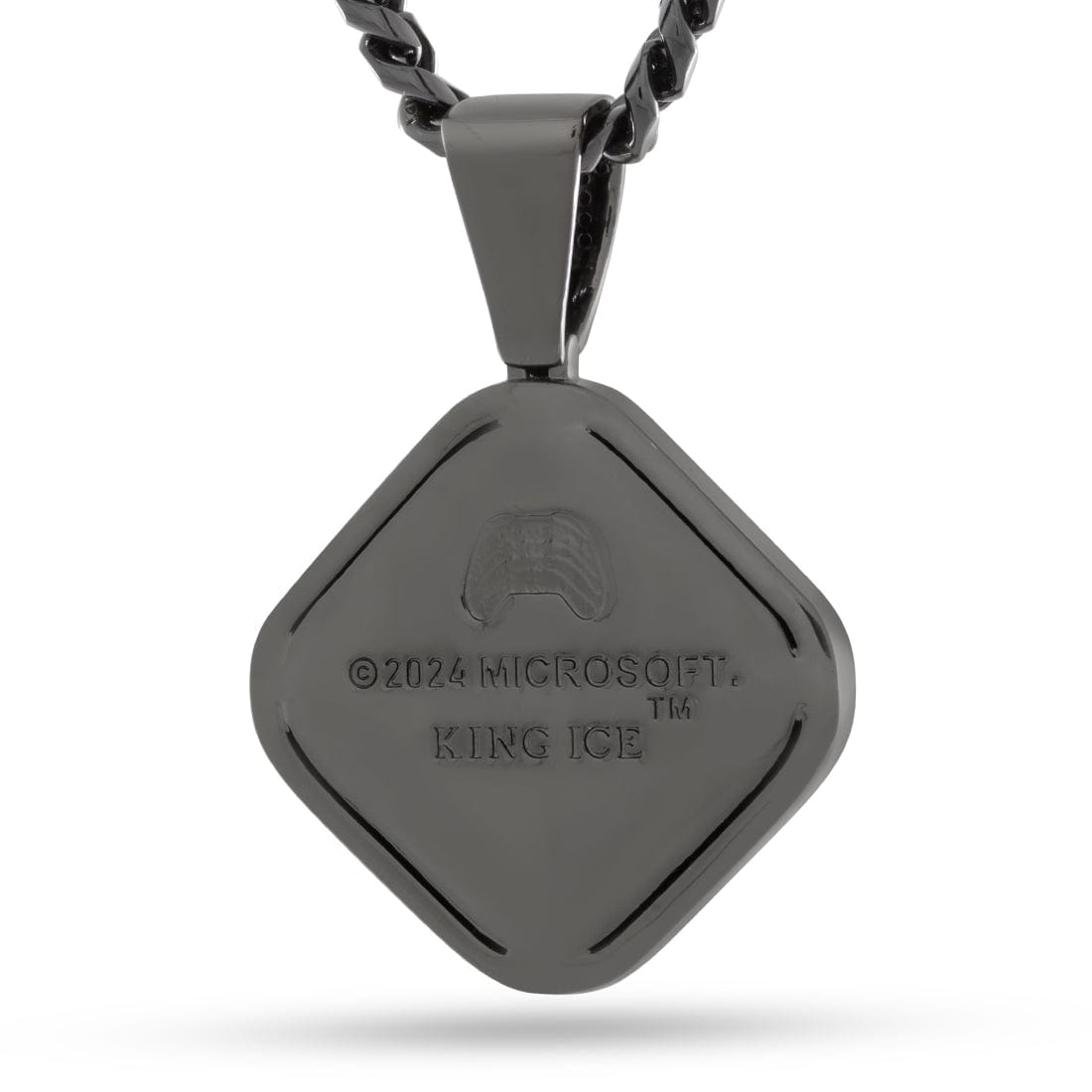 Xbox x King Ice - ABXY Necklace in Black Gold / 1.5" by King Ice