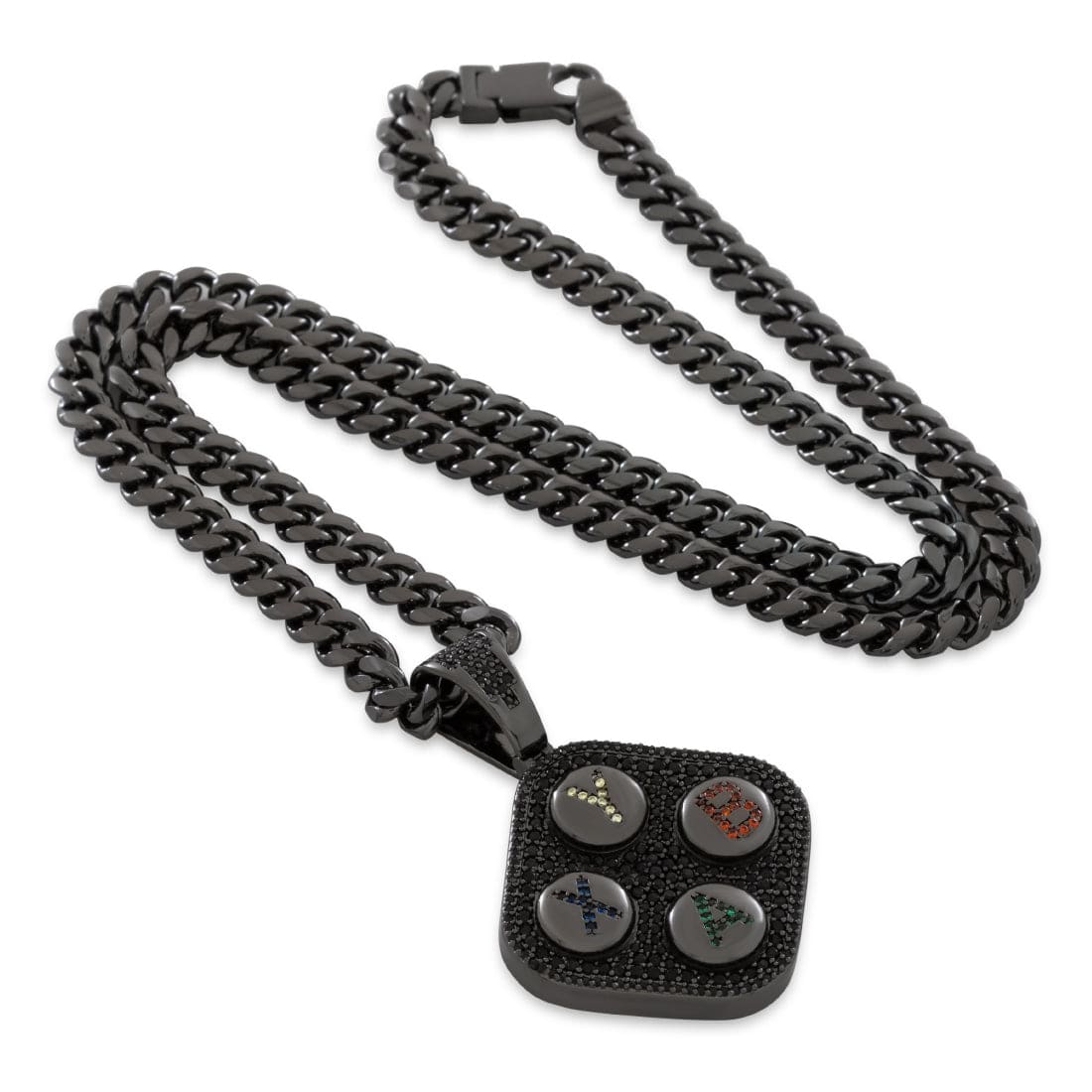 Xbox x King Ice - ABXY Necklace in Black Gold / 1.5" by King Ice