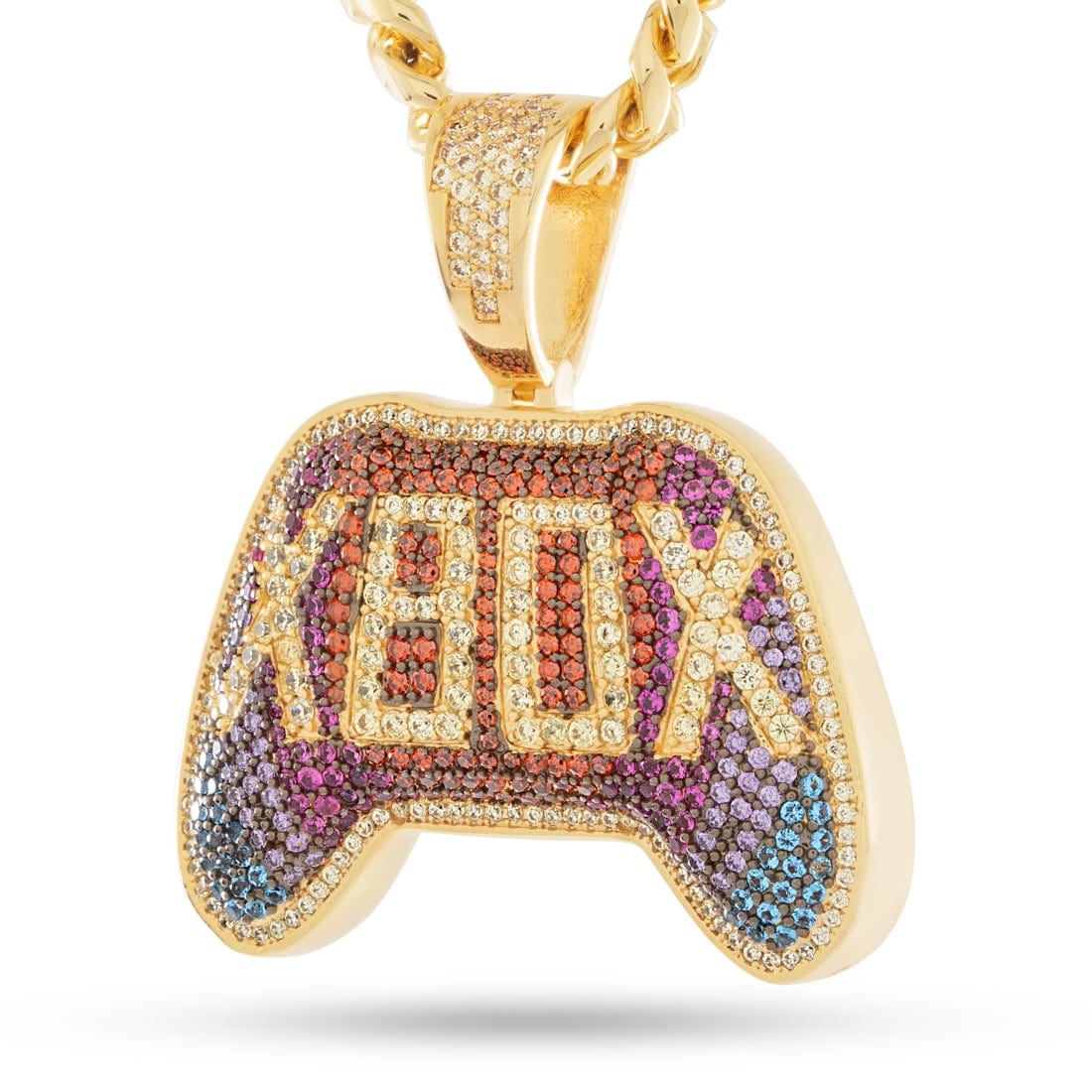 Xbox x King Ice - Ethereal Aura Necklace in 14K Gold / 1.8" by King Ice