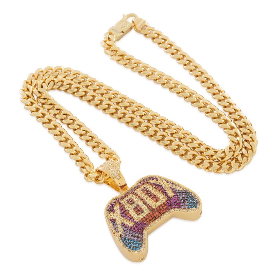 Xbox x King Ice - Ethereal Aura Necklace in 14K Gold / 1.8" by King Ice