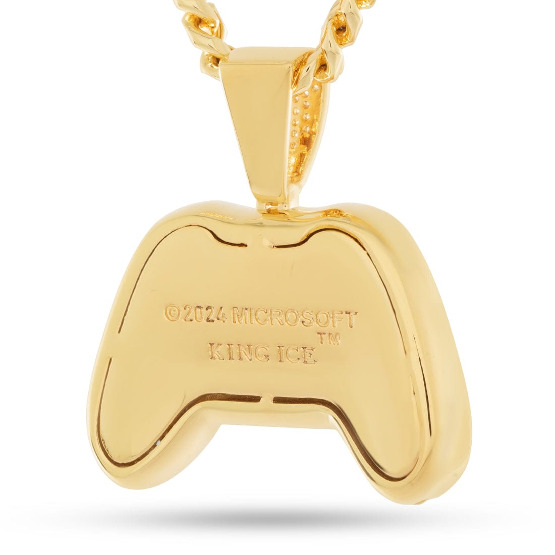 Xbox x King Ice - Ethereal Aura Necklace in 14K Gold / 1.8" by King Ice