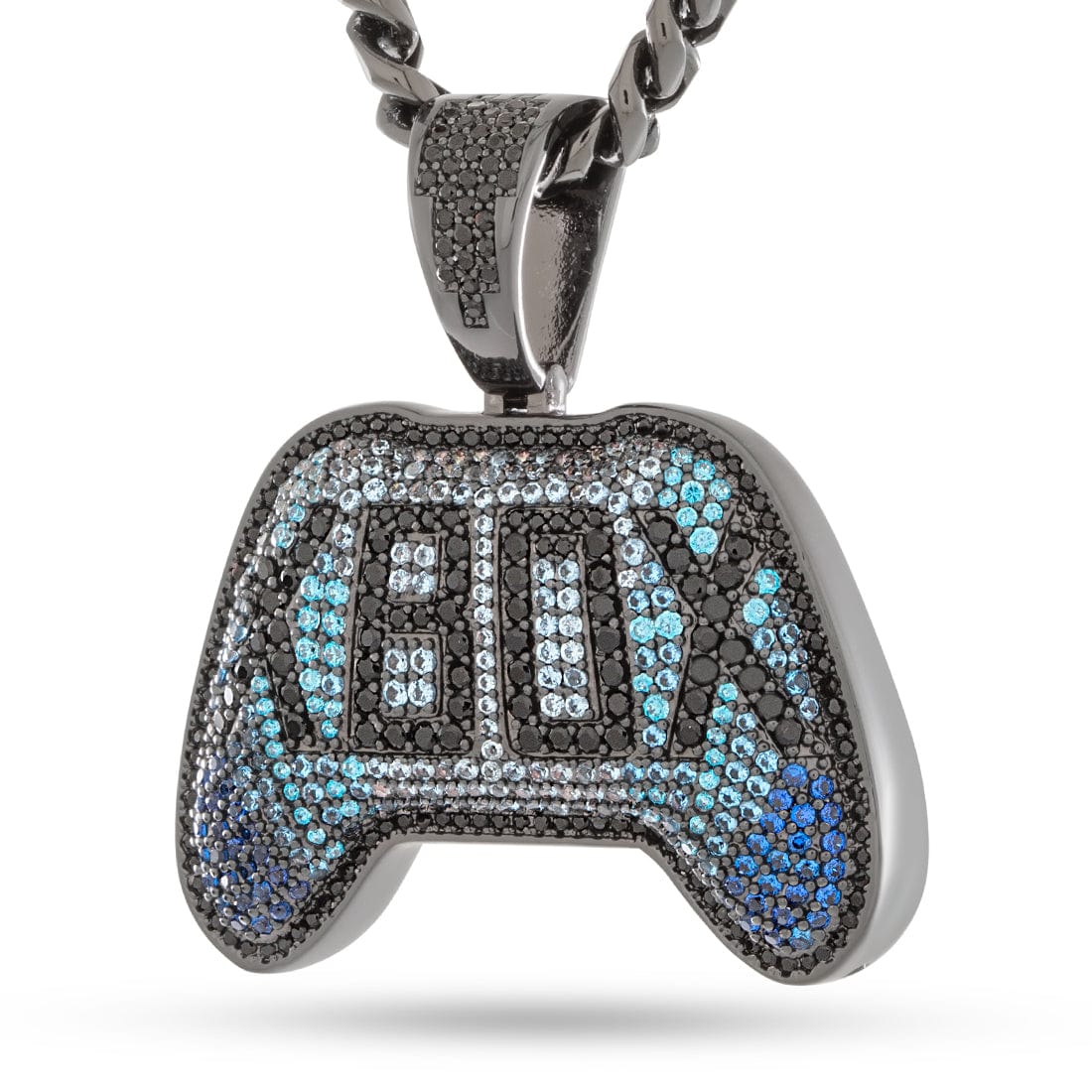 Xbox x King Ice - Ethereal Frost Necklace in Black Gold / 1.8" by King Ice