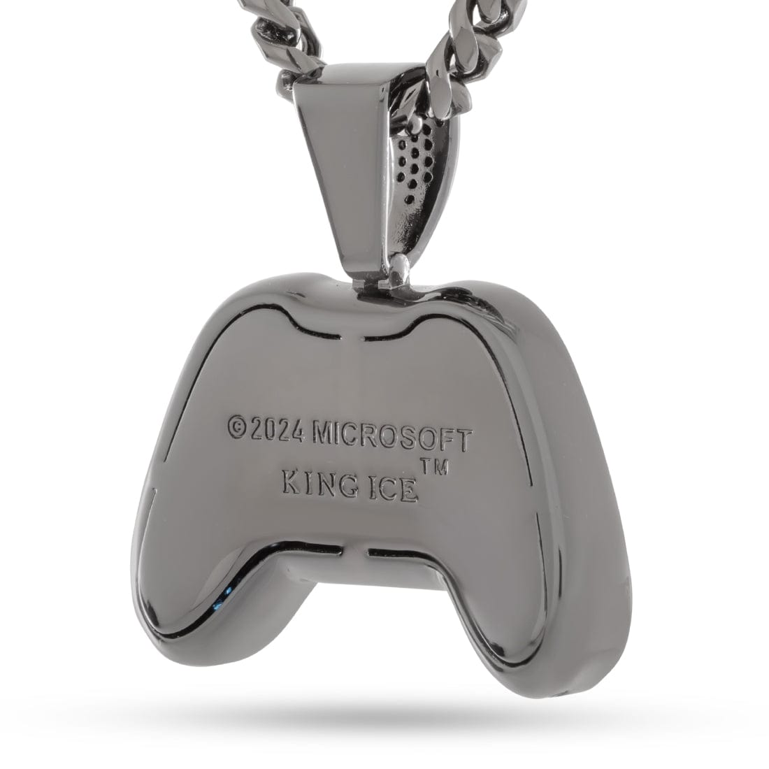 Xbox x King Ice - Ethereal Frost Necklace in Black Gold / 1.8" by King Ice