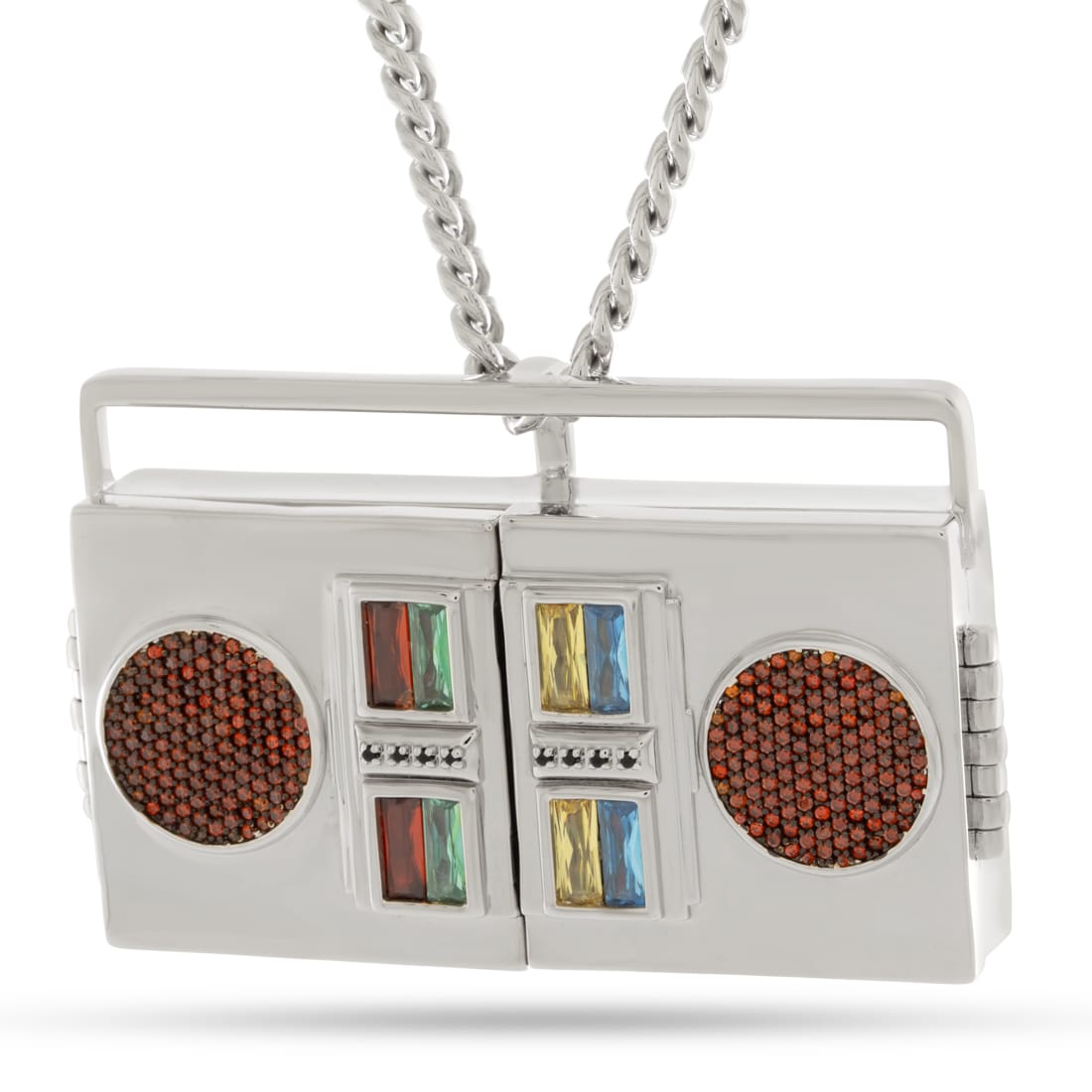 Yo Gabba Gabba x King Ice - SE Boombox Necklace in 1.5" by King Ice