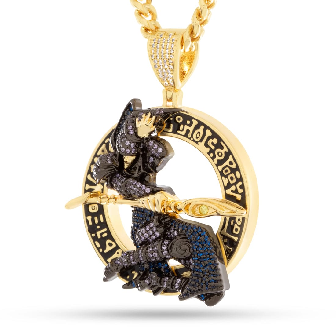 Yu-Gi-Oh! x King Ice - Dark Magician Necklace in by King Ice